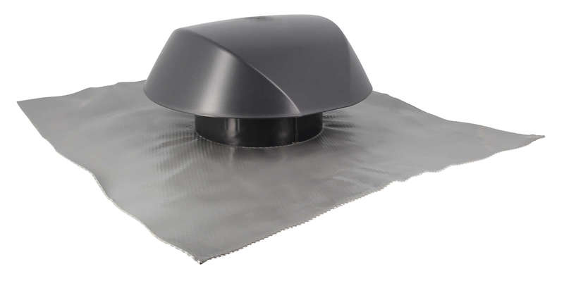 Chapeau De Ventilation Avec Collerette D Tanch It En Pvc Anthracite