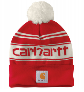 Bonnet tricoté logo R72 Red Winter White taille unique