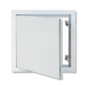 Trappe métallique laquée blanche - L. 500 x l. 500 mm