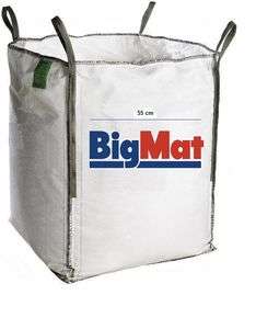 Bigbag ECOCHANTIER® BIGMAT - volume maxi 1 m3 - charge utile maxi 1,5 T