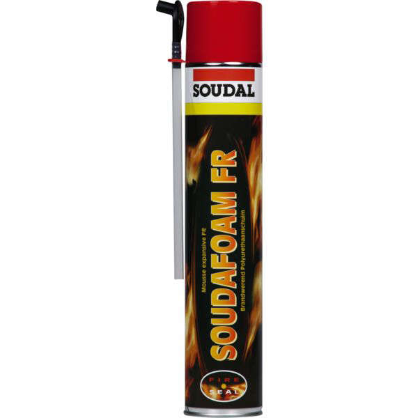 Mousse PU coupe-feu SOUDAFOAM FRHY manuelle - Bombe de 750 ml