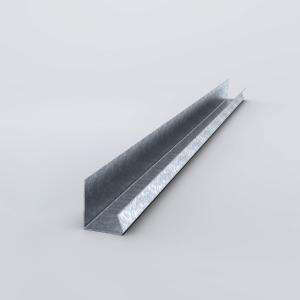Lisse clip en U en acier galvanisé L. 3 000 - 15x21x25 mm