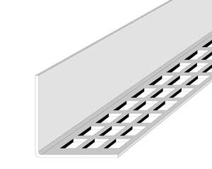 Grille anti-rongeur en PVC blanc L. 2500 x l. 30 x H. 90 mm