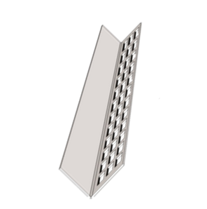 Grille anti-rongeur en PVC blanc L. 2500 x l. 30 x H. 25 mm