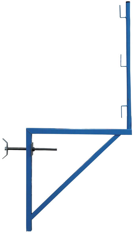 Console complete pour façade L. 1 x l. 1 m bleu