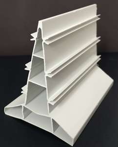 Règle-joint multi-usage en PVC  H. 80 mm x L. 5 m  blanc