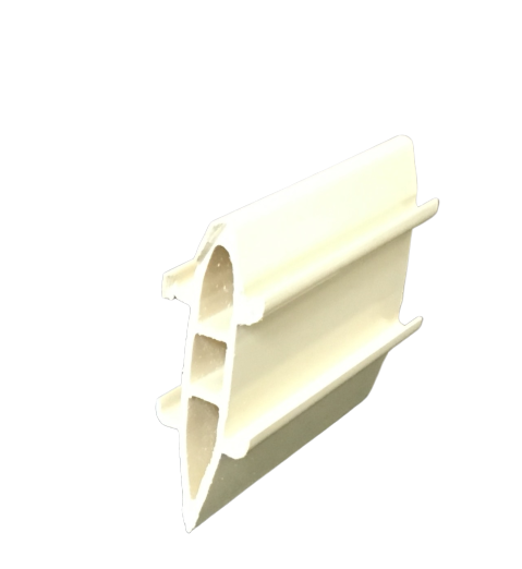 Règle-joint multi-usage en PVC standard jaune à planter L. 2,5 m x H. 40 mm