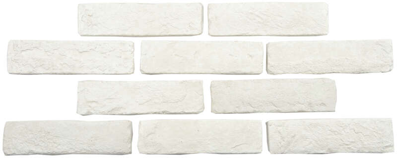 Brique de parement pour mur intérieur en pierre reconstituée TERCOCER BRICK 42 L. 22 x l. 6 cm - Ép. 1,5 cm