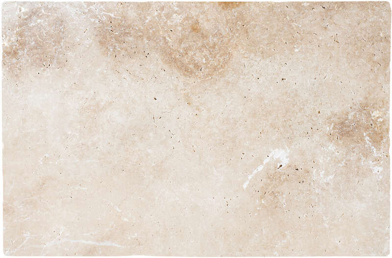 Dallage en pierre naturelle TERCOCER Travertin Mix L. 40,6 x l. 61 x Ép. 1,2 cm