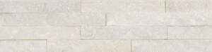 Parement mural mince en pierre naturelle TERCOCER SLIM 15 Blanco L. 40 x l. 10 cm - Ép.0,5 / 1,5 cm