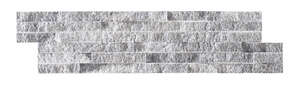 Plaquette de parement en pierre naturelle TERCOCER LAJA gris L. 60 x l. 15 x Ép. 1 / 3 cm