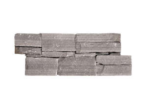 Plaquette de parement en pierre naturelle TERCOCER NATUR 10 L. 50 x l. 20 x Ép. 2 / 6 cm - avec agrafe pour fixation mécanique