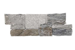 Plaquette de parement en pierre naturelle TERCOCER NATUR 15 L. 55 x l. 20 x Ép. 2 / 6 cm - avec agrafe pour fixation mécanique