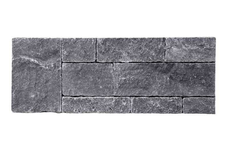 Plaquette de parement en pierre naturelle TERCOCER NATUR 14 L. 60 x l. 22,5 x Ép. 2 / 6 cm - avec agrafe pour fixation mécanique