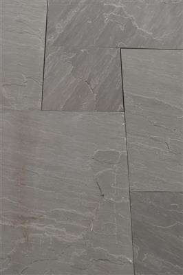 Dalle en pierre naturelle Grés KANDLA MIX surface brute, côtés sciés, multiformat L. 30/60 x l. 30/60 cm x Ép. 20 mm