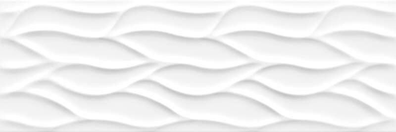 Carrelage Décors pour mur intérieur en faïence KEROS WHITE Mate Hojas L. 75 x l. 25 cm