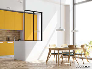 Verrière fixe standard 2 partitions  H. 1200 x l. 700 mm