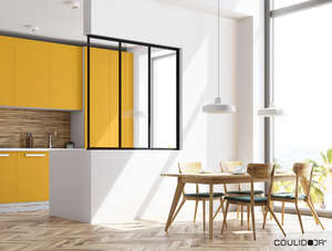 Verrière fixe standard 3 partitions  H. 1200 x l. 1038 mm