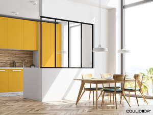 Verrière fixe standard 4 partitions  H. 1200 x l. 1376 mm