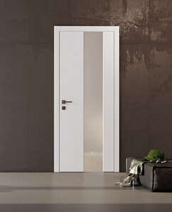 Bloc porte à recouvrement DECO VETRI