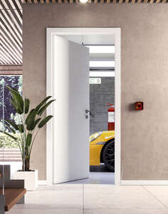 Bloc porte isotherme à recouvrement DECO INTEGRA