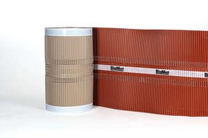 Closoir souple de ventilation BIGMAT en aluminium - 10 ml x 290 mm - Terre cuite
