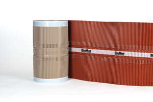 Closoir souple de ventilation BIGMAT en aluminium - 10 ml x 370 mm - Terre cuite