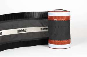 Closoir souple de ventilation bi-composant BIGMAT - 50 ml x 300 mm - Noir