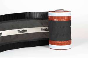 Closoir souple de ventilation bi-composant BIGMAT - 10 ml x 370 mm - Noir