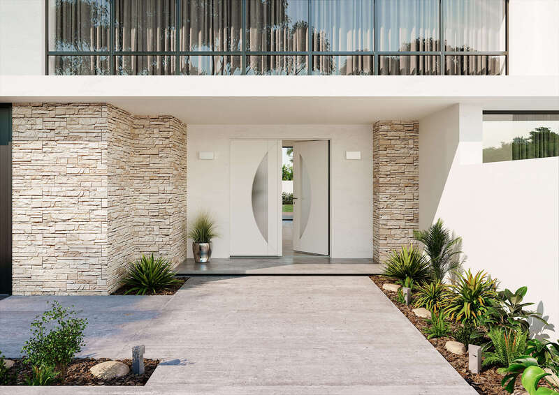 Porte d'entrée Aluminium Gamme STYL GRAPHIC - image 2