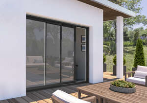 Baie coulissante aluminium  PRESTANCE