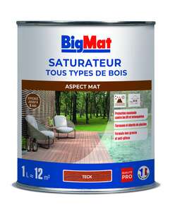 Saturateur tout type de bois teck 1 litre