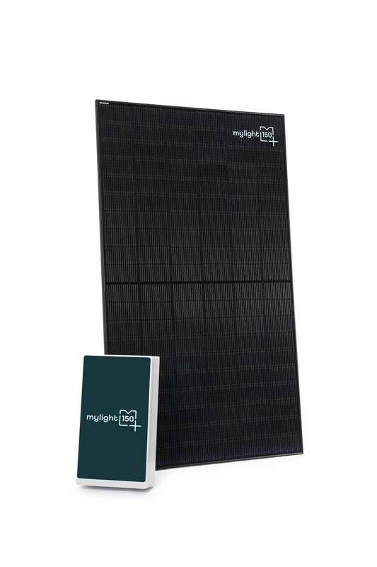 Panneau photovoltaïque mylight150 - Black Crystal 450Wc Full Black - 1762 x 1134 x 30 mm