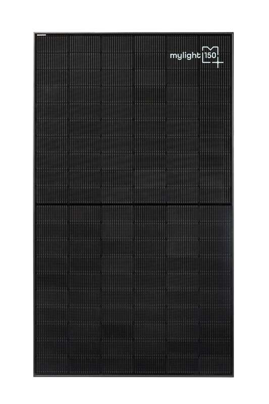 Panneau photovoltaïque mylight150 - Black Crystal 500Wc Full Black - 1950 x 1134 x 30 mm