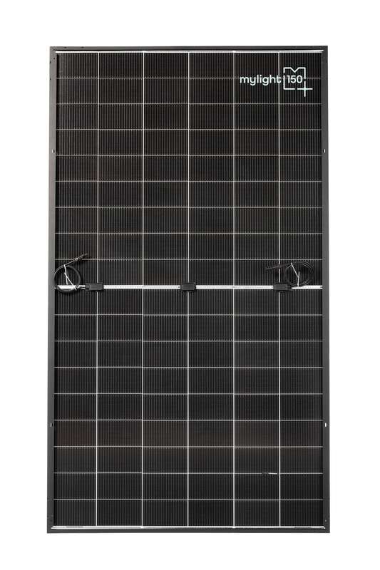 Panneau photovoltaïque mylight150 - Quartz 500Wc hétérojonction - Bi-verre bifacial - 1960 x 1134 x 30 mm