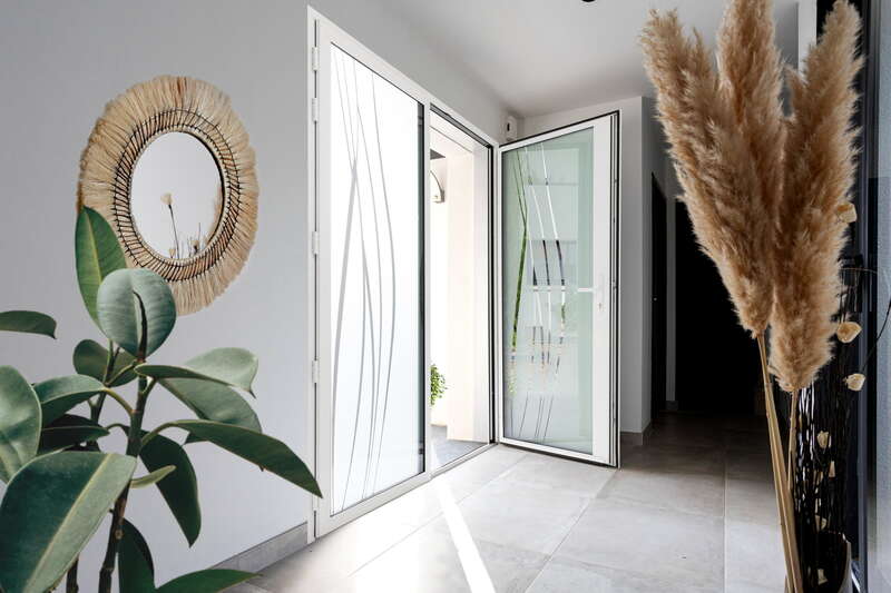 PORTE D'ENTRÉE ALUMINIUM 72 mm Modèle LIMBE S - image 2