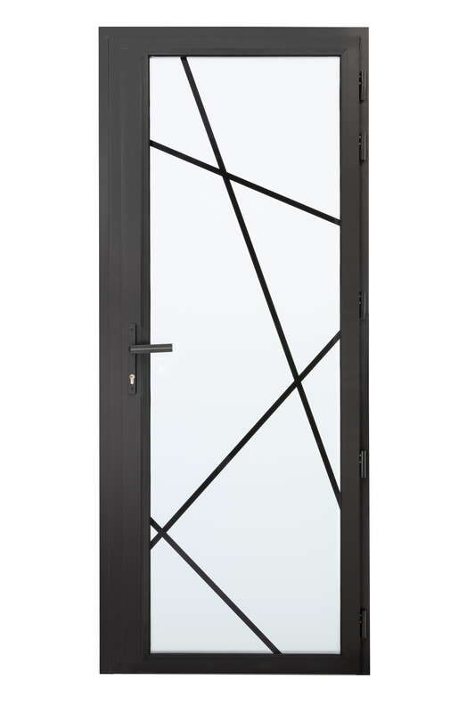 PORTE D'ENTRÉE ALUMINIUM 72 mm Modèle IZAR