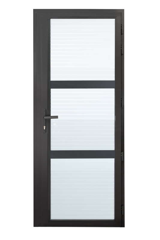 PORTE D'ENTRÉE ALUMINIUM 72 mm Modèle LUNIX