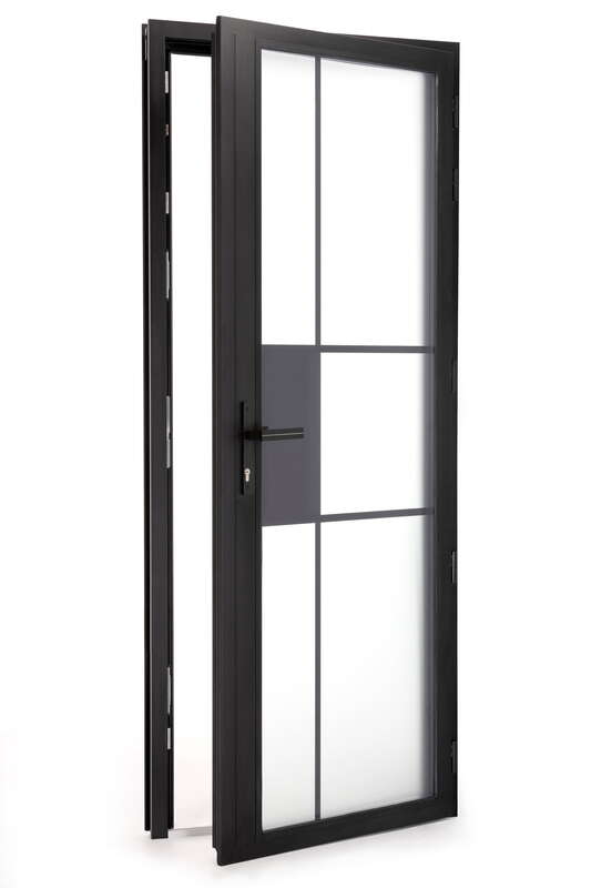 PORTE D'ENTRÉE ALUMINIUM 72 mm Modèle DAMERO