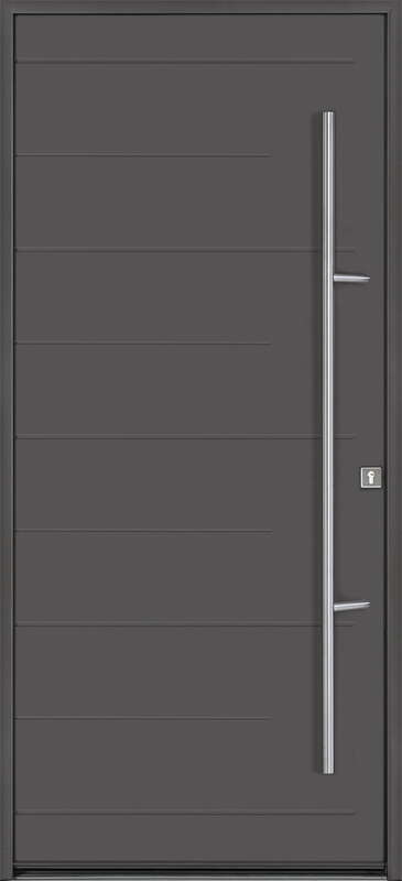 PORTE D'ENTRÉE ALUMINIUM 72 mm Modèle SOPRANO