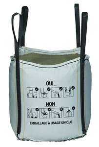 Big-bag neutre vide ECO CHANTIER  - 1/2 m3 - Résistance maxi 1000 kg