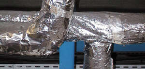 Ruban adhésif en aluminium 50µ 110°C - Rouleau de l. 50 mm x L. 50 m