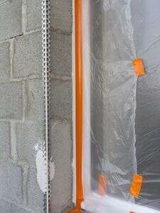 Ruban adhésif en PVC plastifié orange - Rouleau de l. 50 mm x L. 33 m