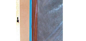 Ruban adhésif en PVC bleu - masquage longue durée - Rouleau de l. 50 mm x L. 33 m