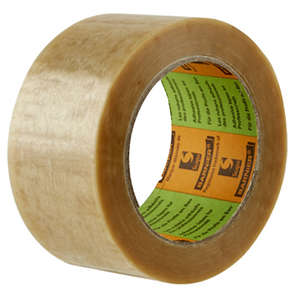 Ruban adhésif en PVC transparent - Rouleau de l. 50 mm x L. 100 m 