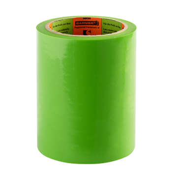 Ruban polyéthylène pour protection large vert - Rouleau de l. 500 mm x L. 33 m