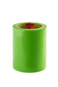 Ruban polyéthylène pour protection large vert - Rouleau de l. 500 mm x L. 33 m