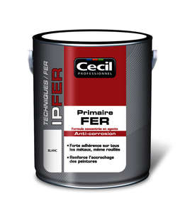 Primaire fer anti-corrosion IPFER gris clair - Pot 2,5 L
