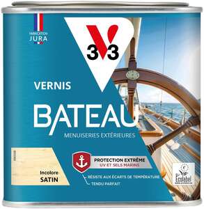 Vernis bateau pour menuiserie extérieure incolore satin