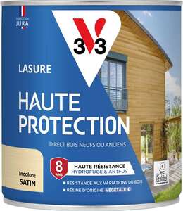 Lasure haute protection incolore